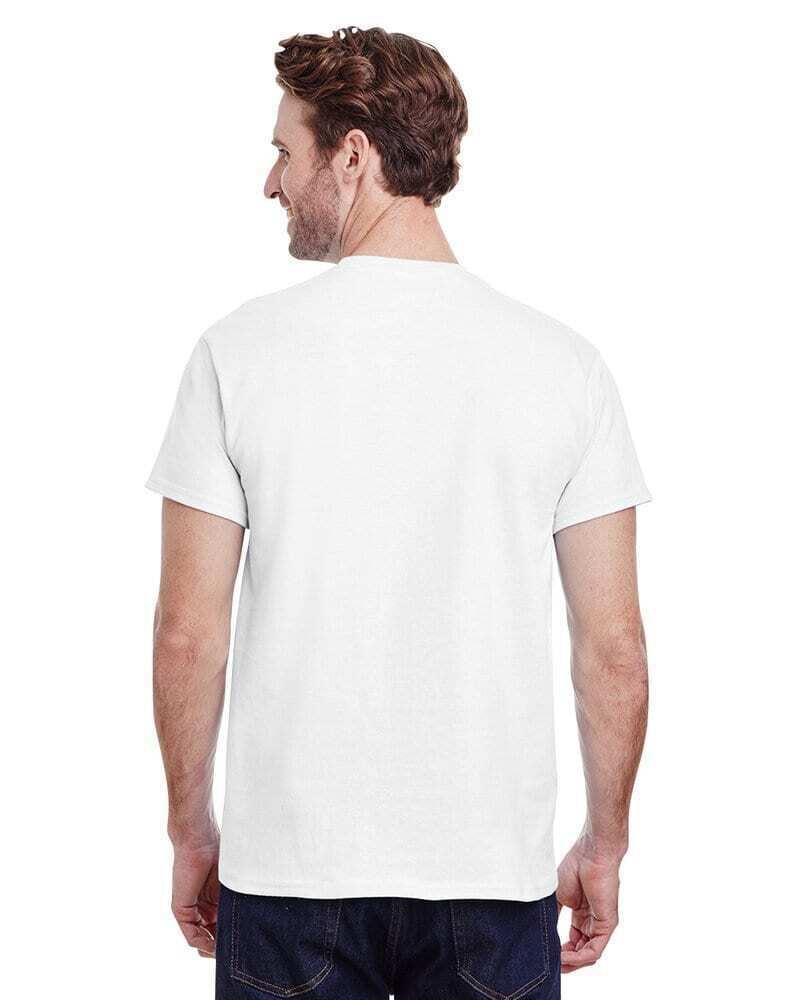 6 PACK Gildan G200 Men’s Ultra Cotton Sleeves Tee T-Shirt Black / White S-XL USA