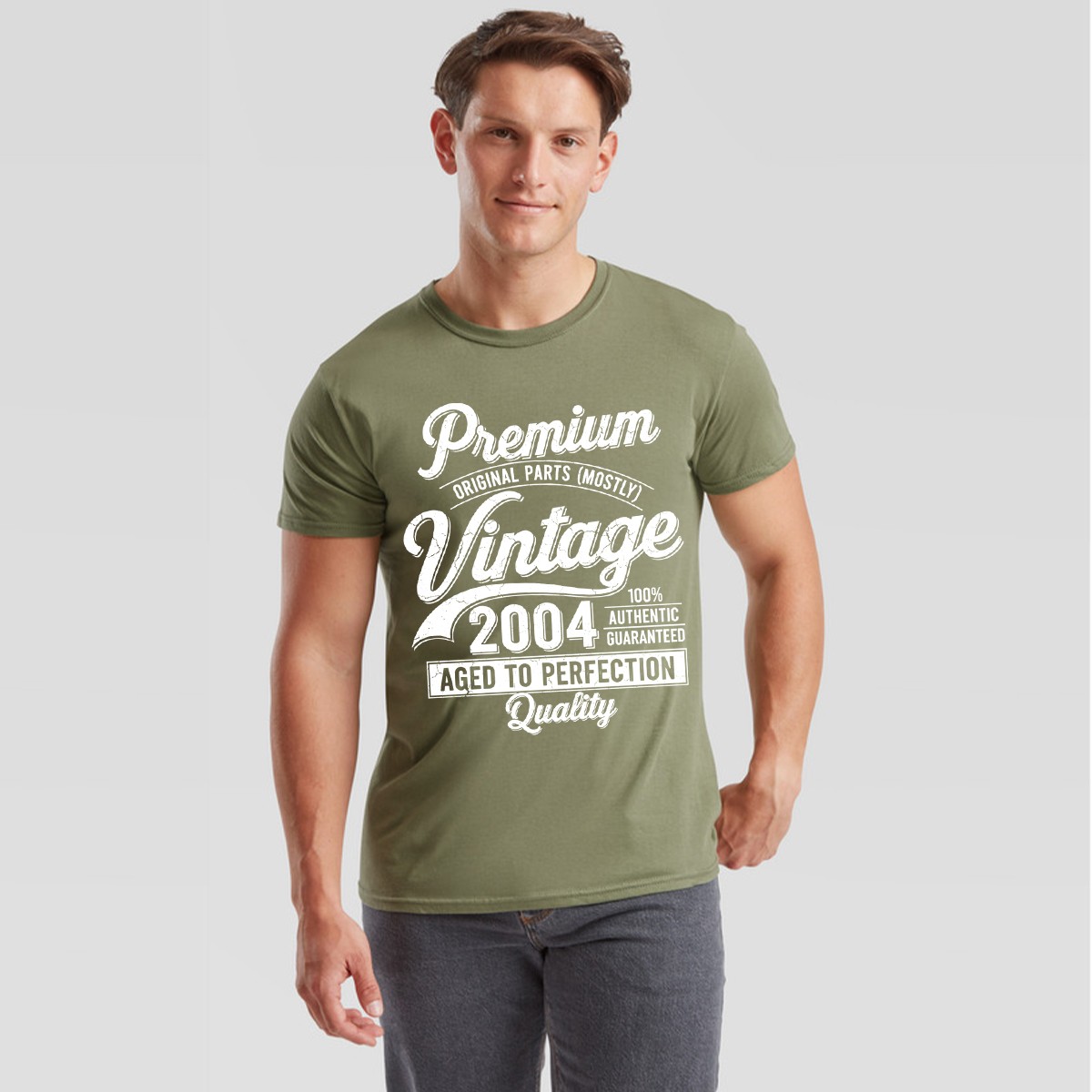 Premium Original Parts Mostly Vintage 2004 Classic 22nd Birthday Mens T-Shirt
