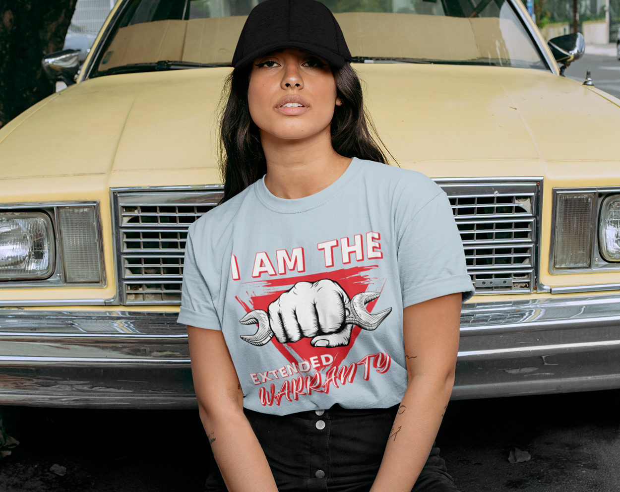 I Am The Extended Warranty T-SHIRT S-3XL Race Car Motorcycle Repair Guy Mechanic