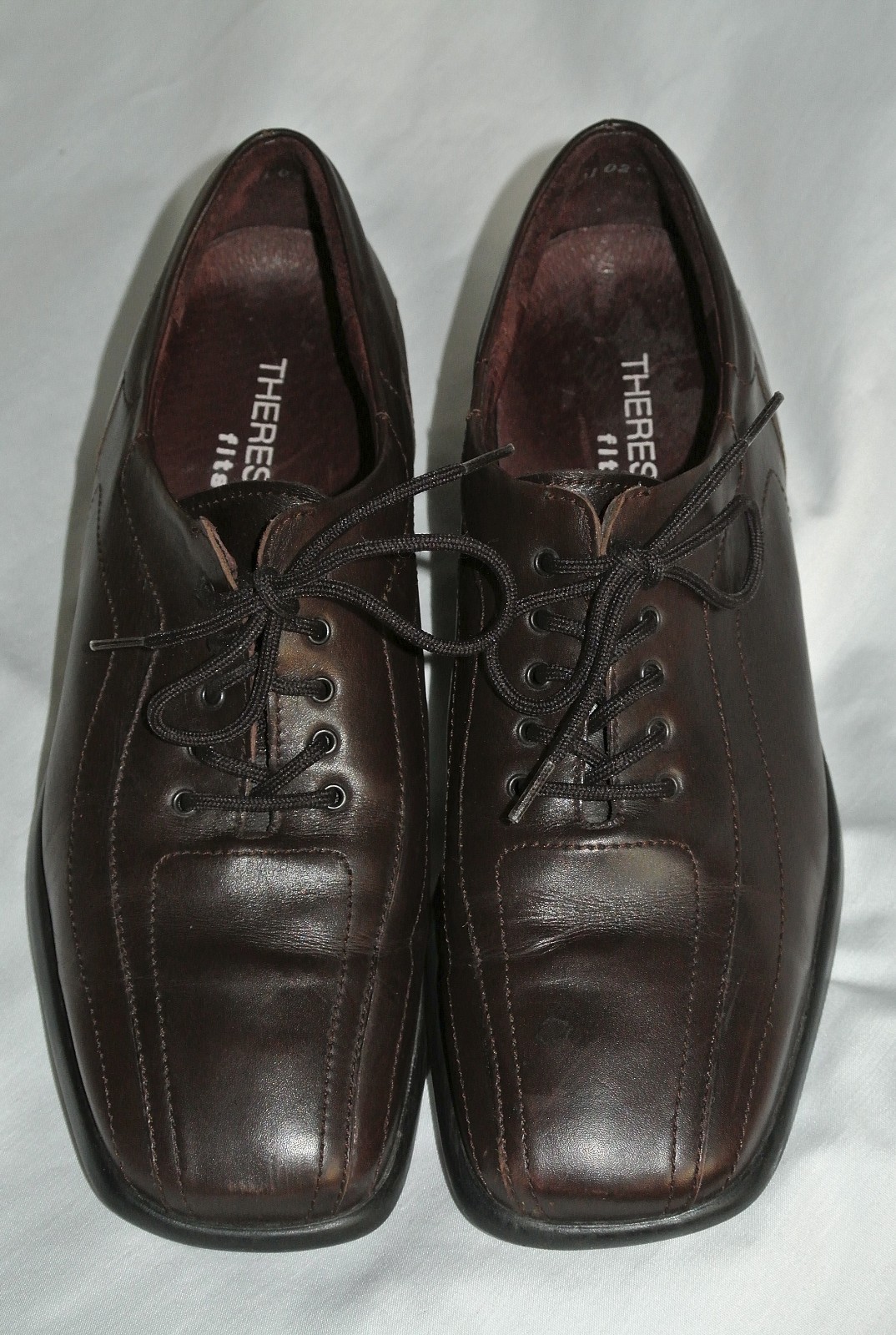 Theresia M Brown Leather Heike TPS Comfort Lace Up Shoe Oxford-6.5-7 US-4.5 EU