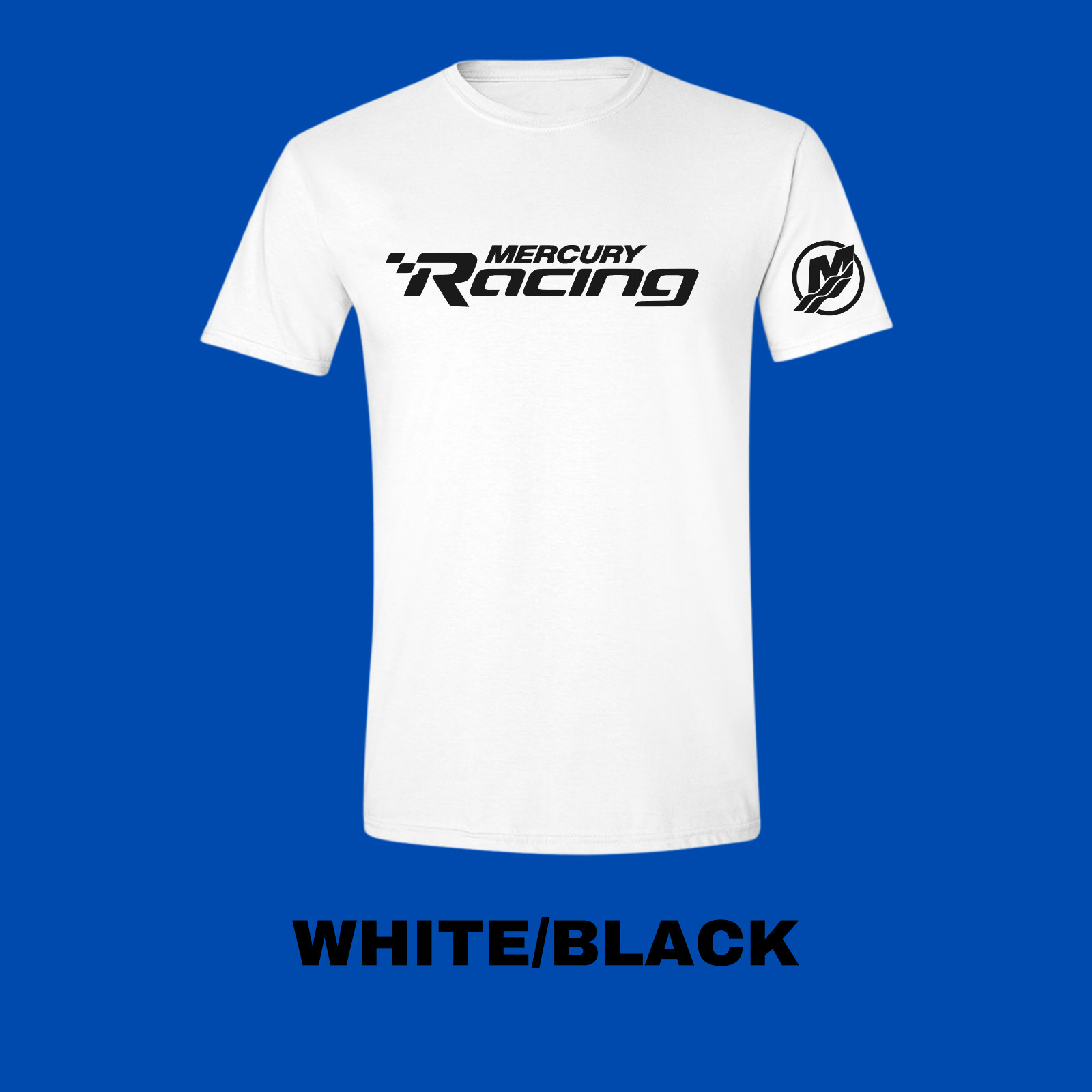 Mercury Outboard Go Boldly Boating Verado T-Shirt With FREE Vinyl Decal!!