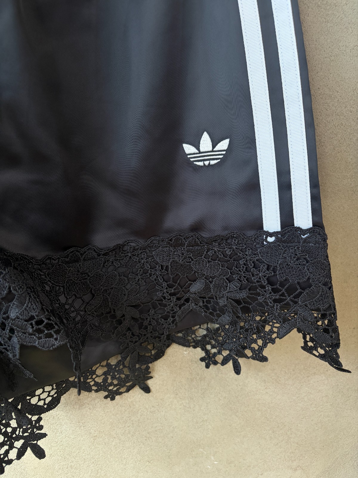 adidas Originals Satin Lace Loose Shorts Women Lifestyle Casual AsiaFit LD1813
