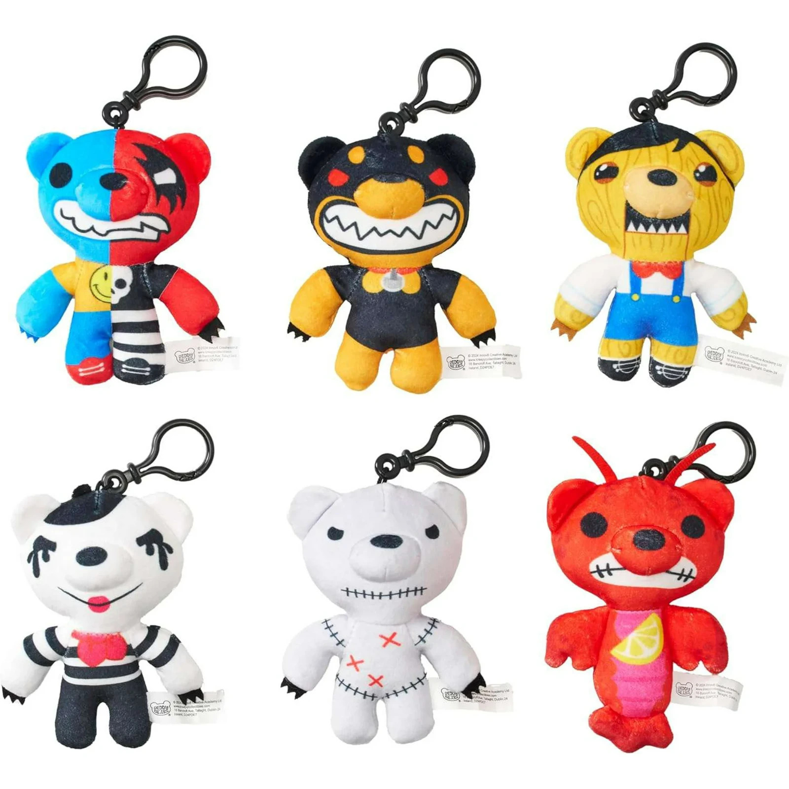 Deddy Bears Series 4 Surprise Mini Plush Clip-On Blind Bags Display Case 12 Bags