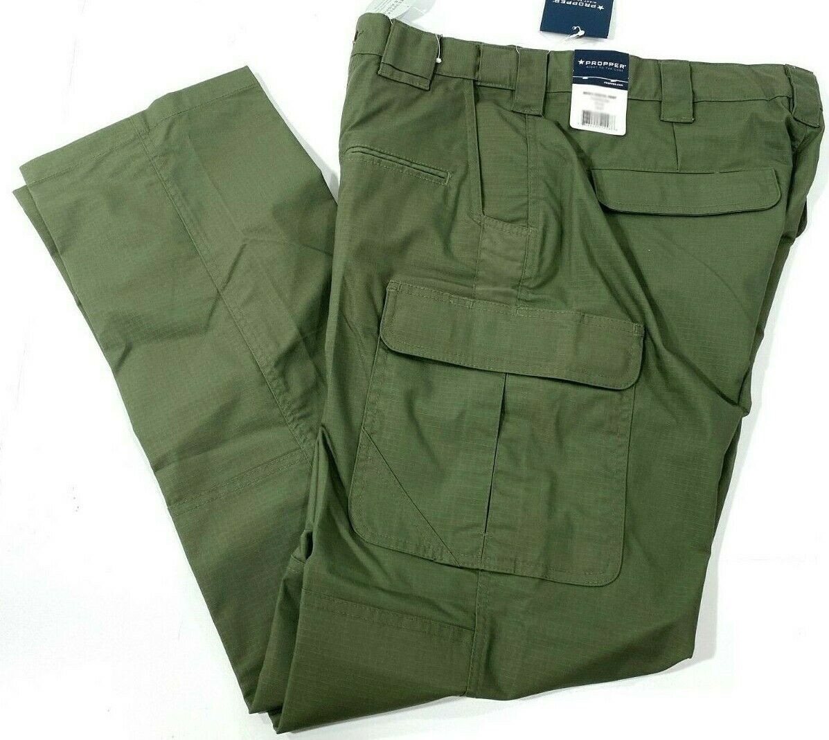 NEW 48×28 MENS PROPPER KINETIC MENS CARGO PANTS F5294 OLIVE GREEN 48×28