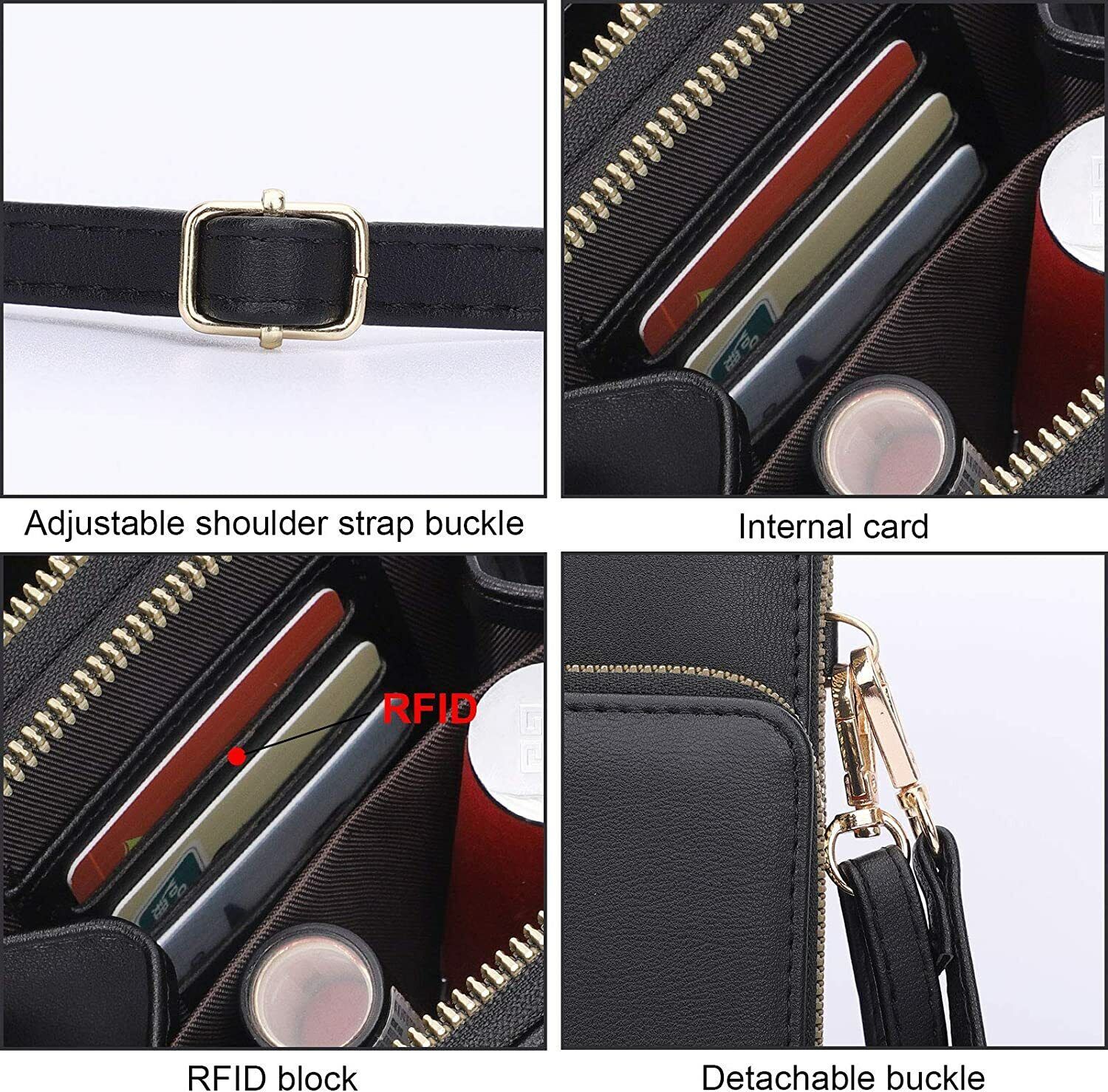 Crossbody Cellphone Purse Women Touch Screen Bag Wallet Mini Shoulder Handbag US