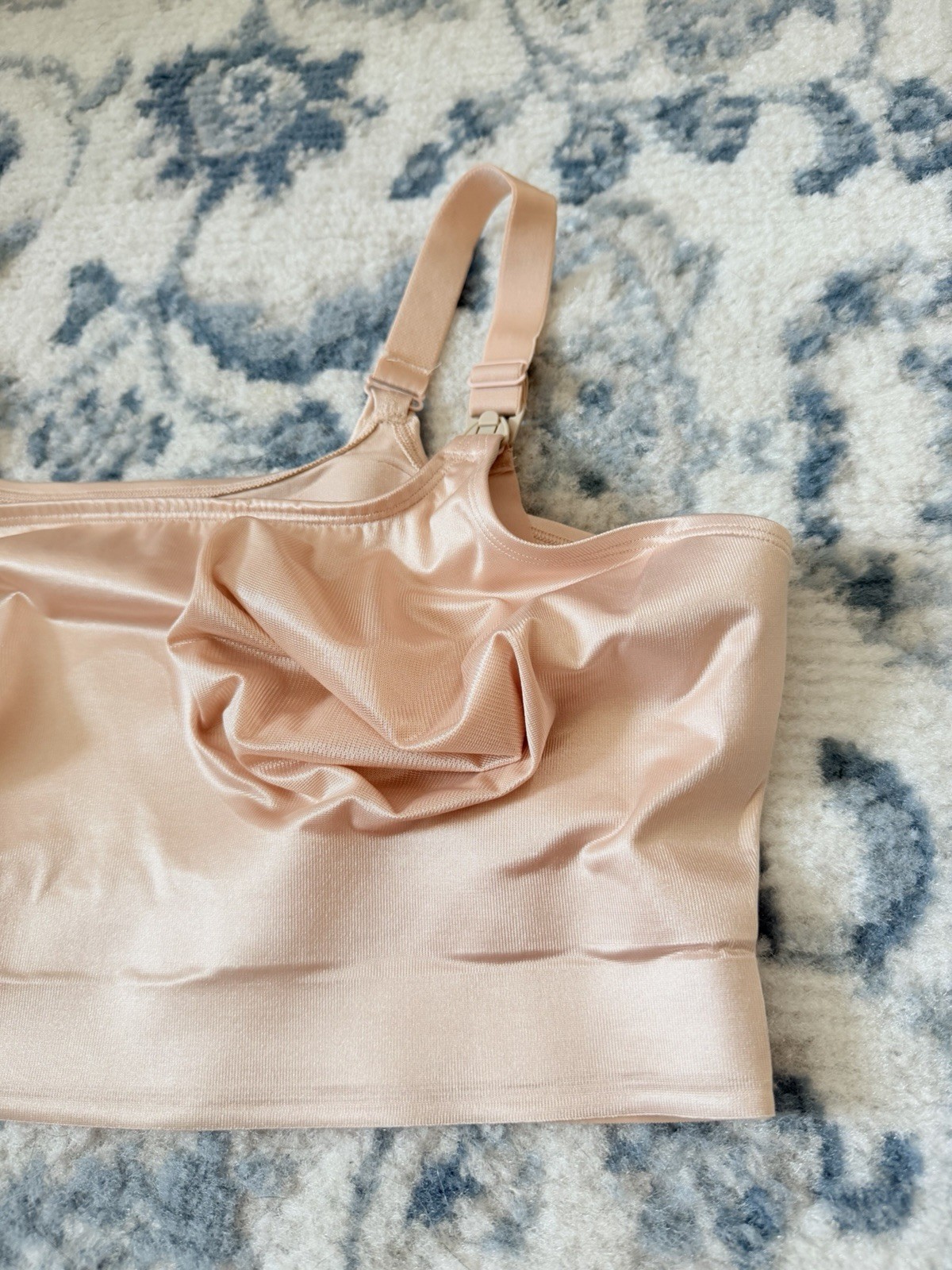 Ruby Ribbon Nursing Demiette Size 44 Nude Beige Seamless Shaping Cami Style 3037