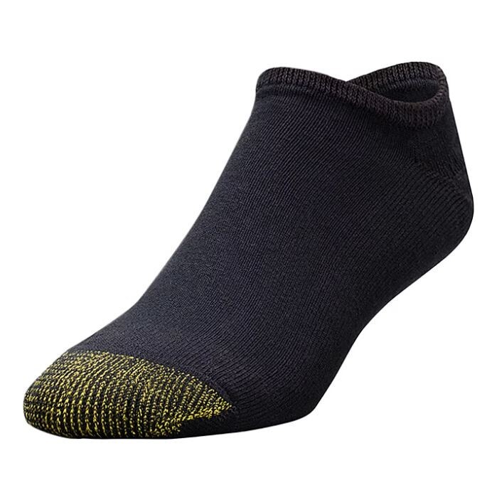 Gold Toe Athletic Sport 6 Pair No Show Socks Mens Shoe Size 6-12.5