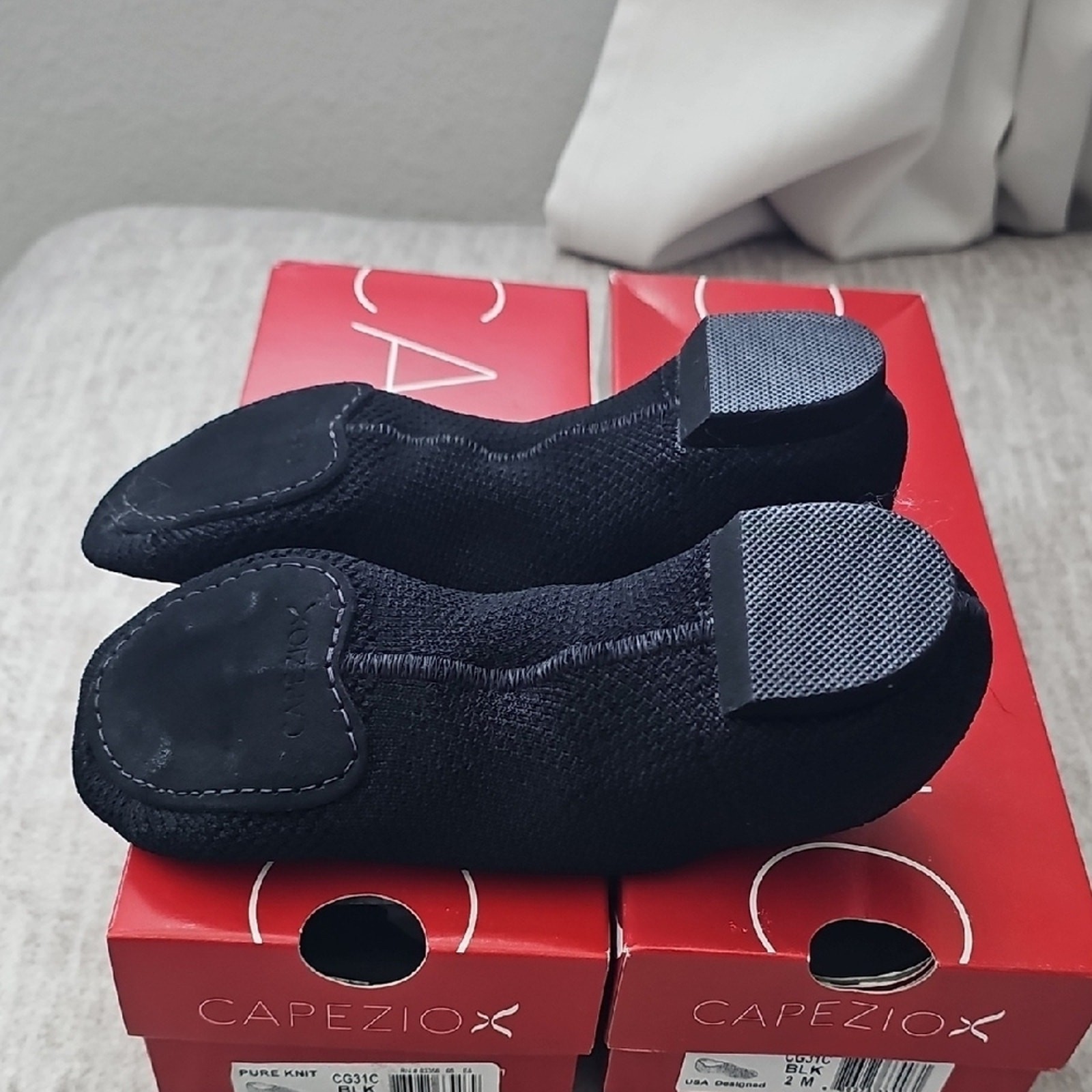Capezio Black Slip-On Dance Shoes
