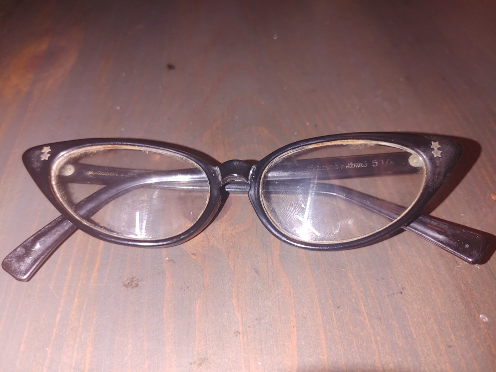 Vintage Bausch and Lomb Cateye Style Eyeglasses