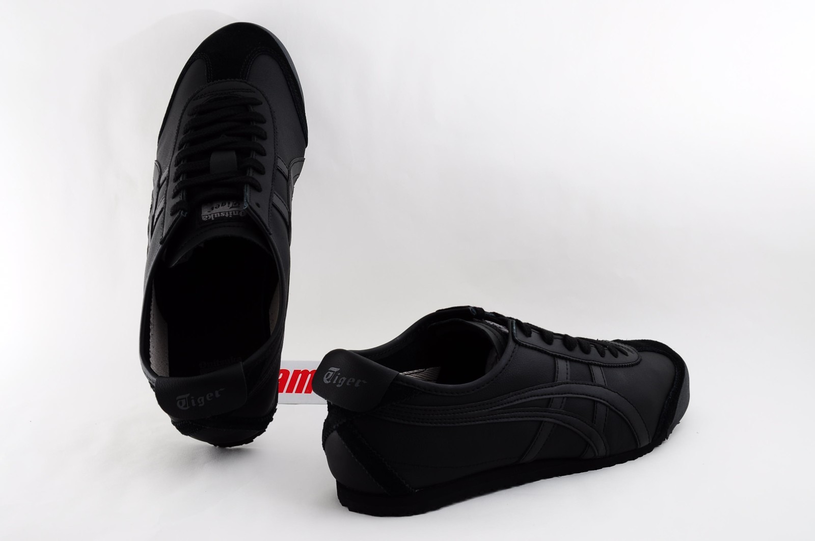 Onitsuka Tiger Genuine MEXICO 66 1183C102 BLACK /BLACK US Buyer No Import duties