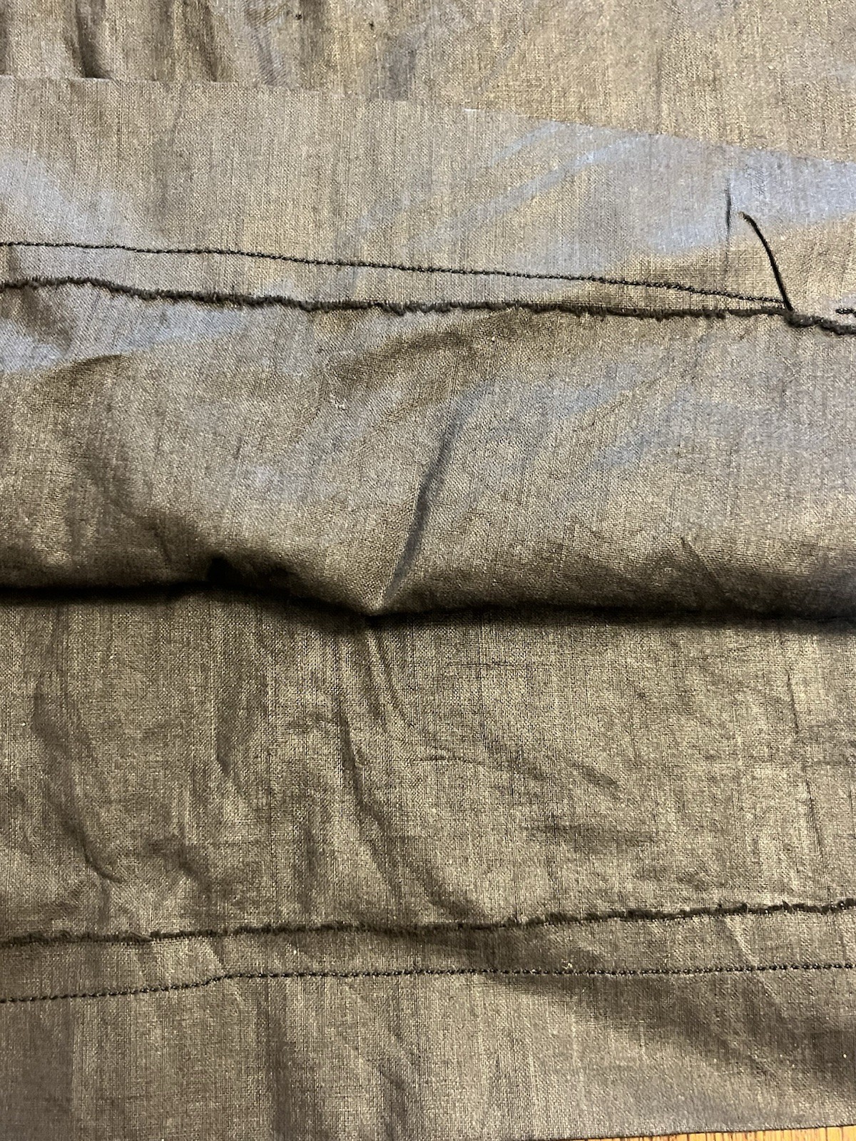 2490🌟Antique 1800s Victorian Factory-made Burial Gown Garment Shroud Plague Doc