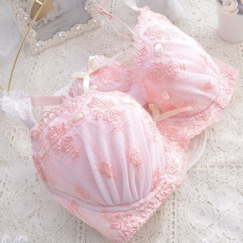 38C 38D 40C 40D Bra Set Women Gathering Sexy Underwear Panties 32C 34C 36C Bra