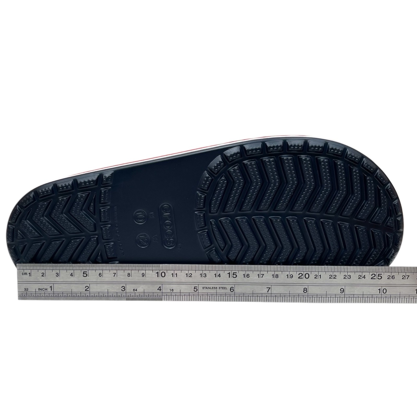 Crocs Bayaband Mens Slide Sandals Size 10 Navy Blue Water Friendly Lightweight