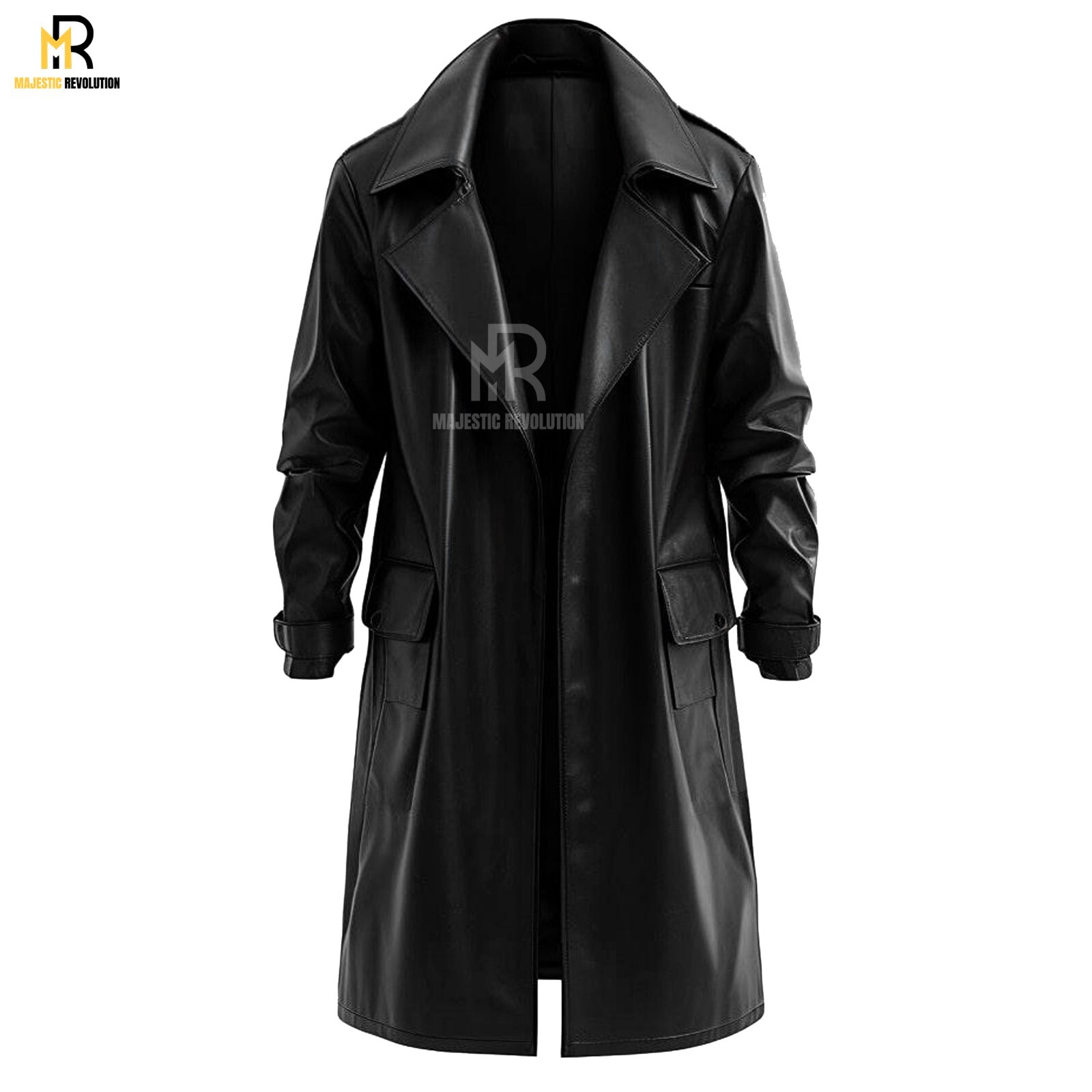 Hellboy Inspired Karl Ruprecht Kroenen Mens Black Leather Cosplay Costume