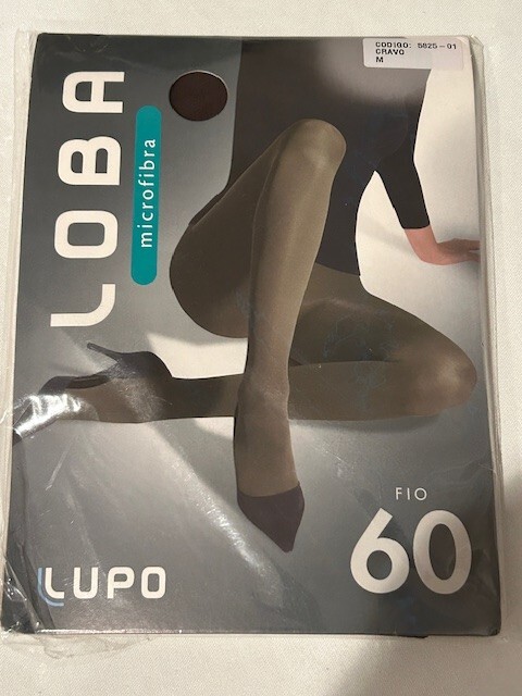 Lupo Loba Womens Microfiber Opaque Tights M 60 Denier Brown Red Green 5825-01