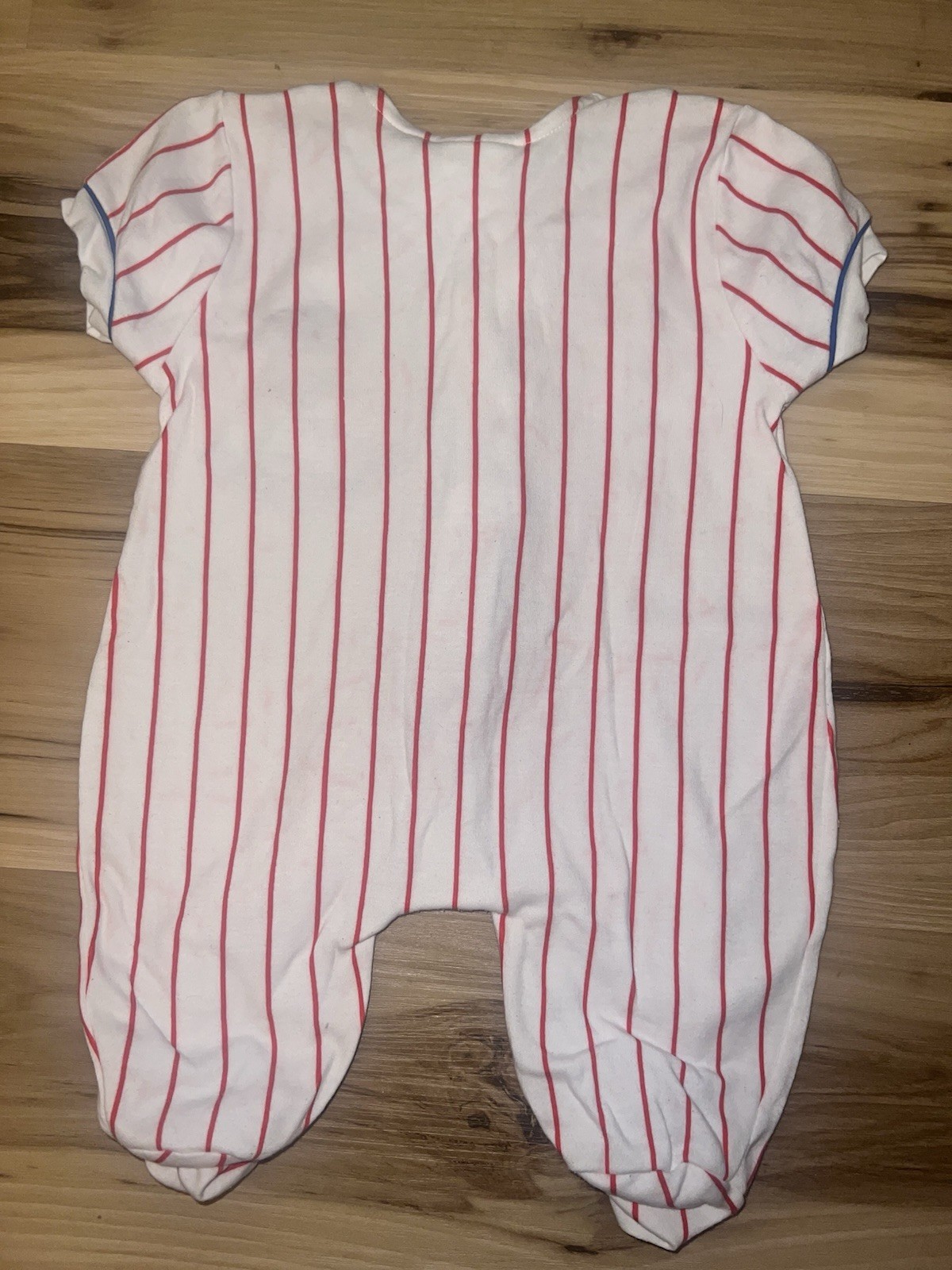 Vintage Baby Looney Tunes 0-3 months Striped Embroidered *See Description*