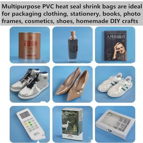 200-Pack Shoe Shrink Wrap Bags – 11×18 Inches Sneaker Heat Shoe Bag-200pcs