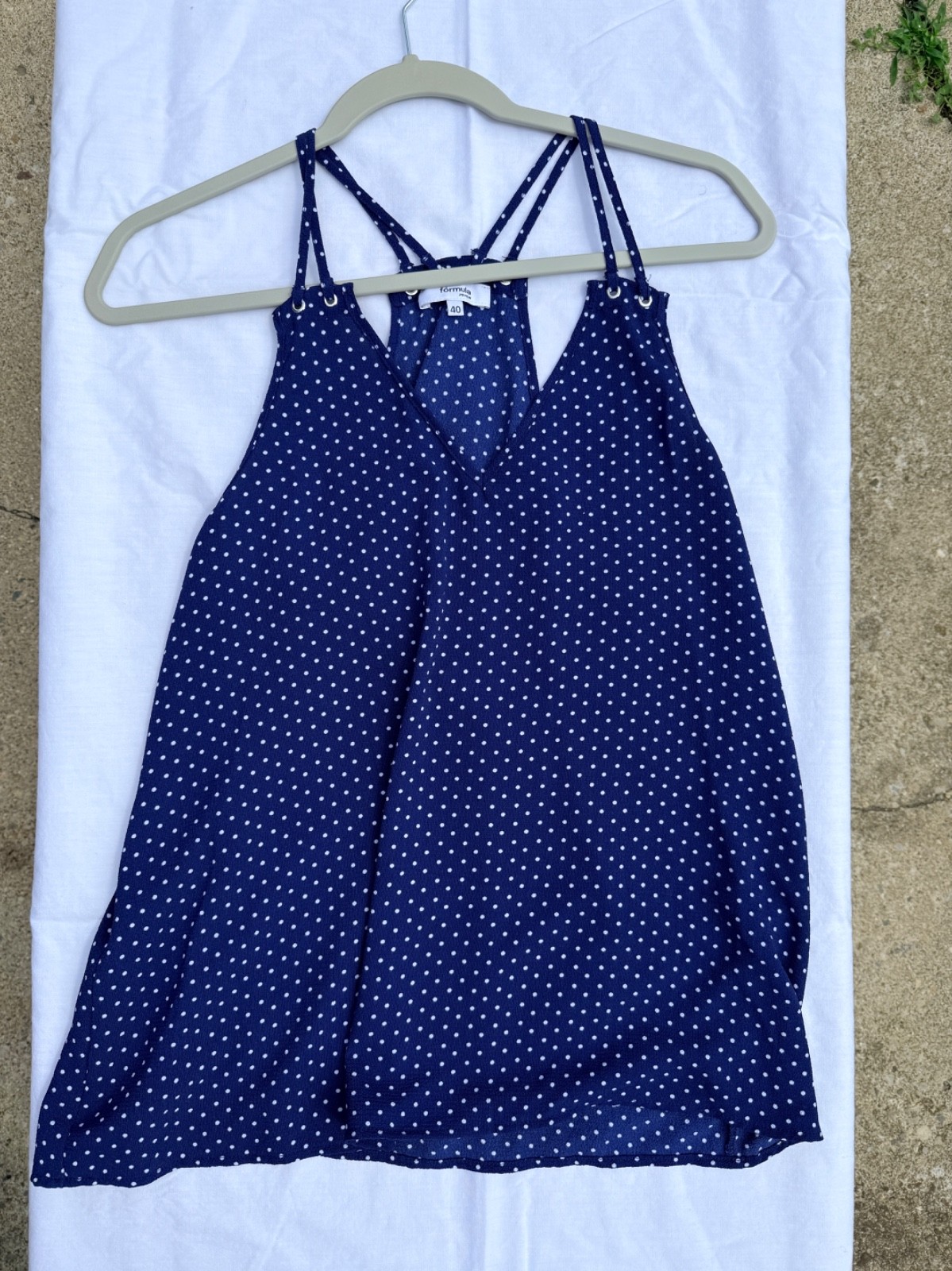 Women’s Summer Tank Tops Size Small & Medium — 5 piece blue tank lot