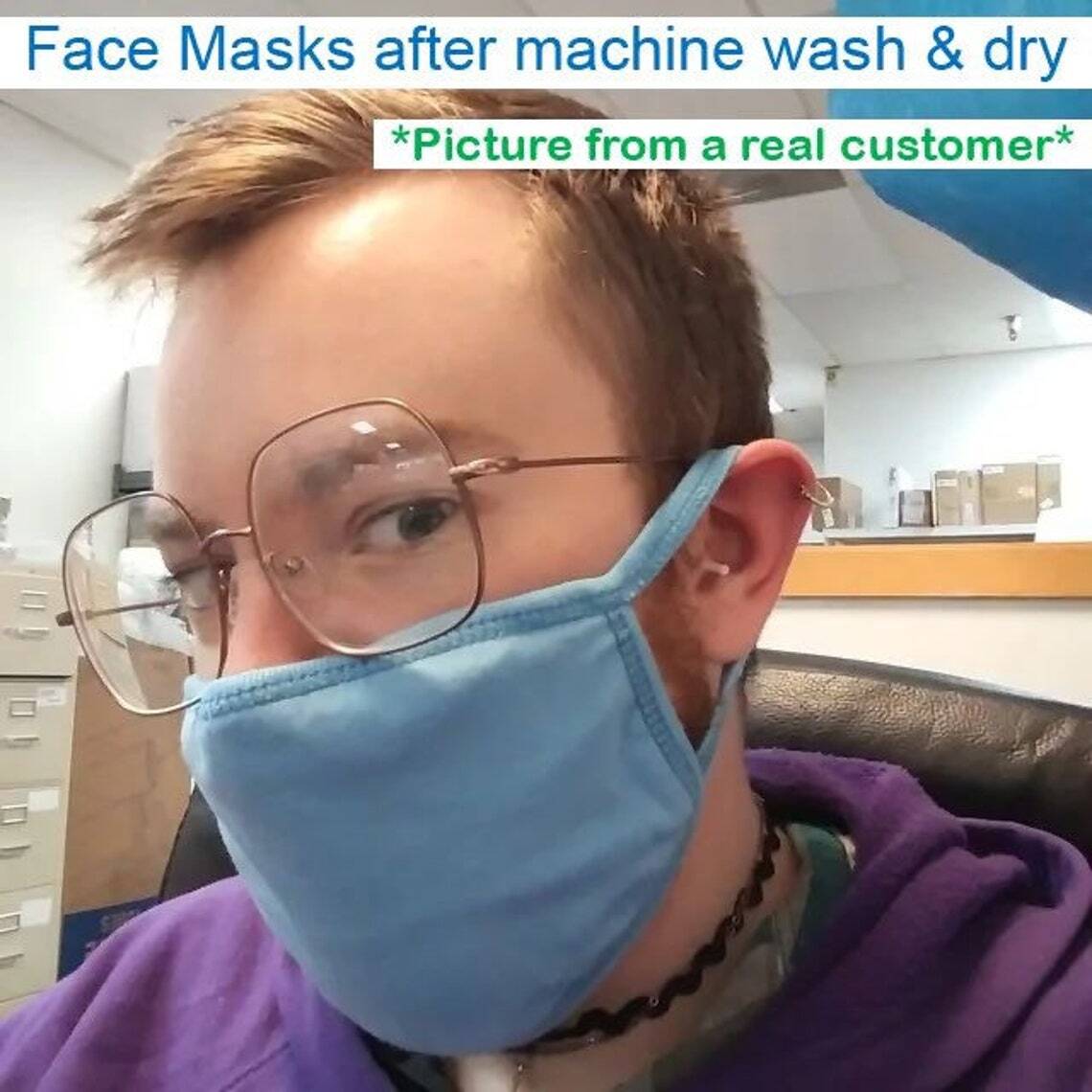 Cotton Face Mask, Reusable Fabric Mask, Blank Cloth Face Mask for Cricut & HTV