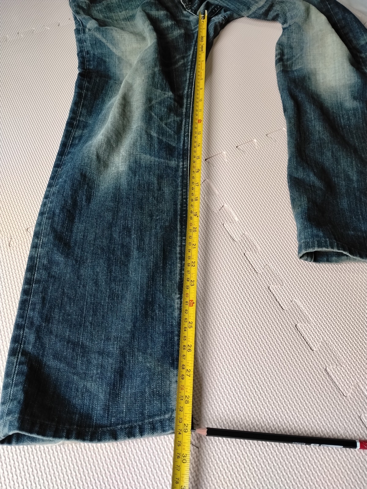Lee Riders Gold Label LM2205 Bootcut Flare Denim Jeans Distressed Made In Japan