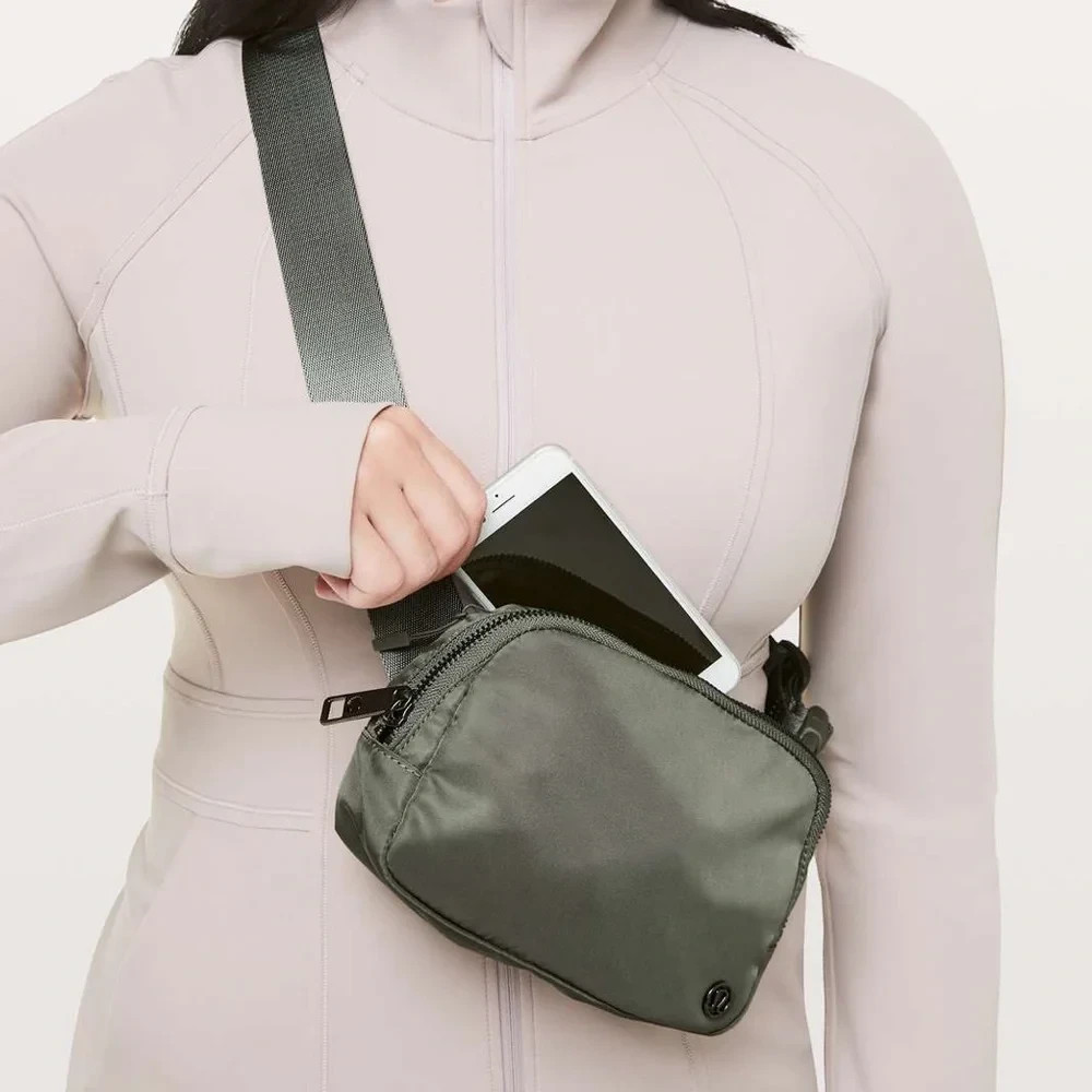 Lululemon Everywhere Belt Bag 1L Grey Sage Crossbody Fanny Pack NWT