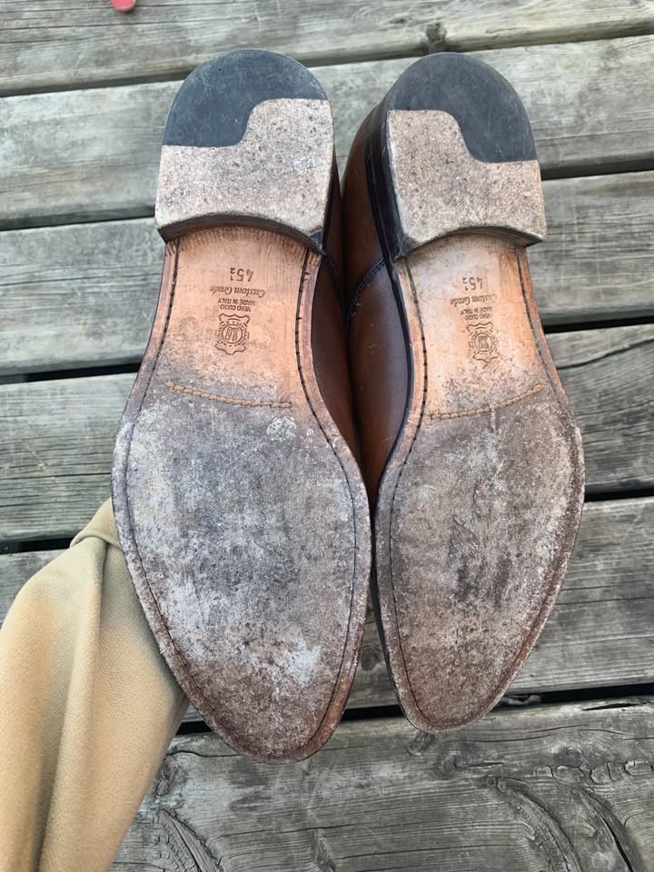 antonio maurizi leather oxford shoe 11.5