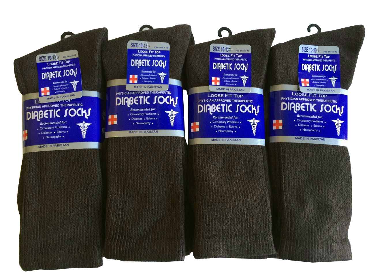 3 Pairs Diabetic CREW circulatory Socks Health Men’s & Women’s Cotton ALL SIZE