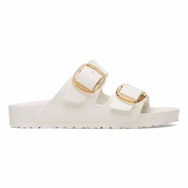 Birkenstock Womens Arizona Big Buckle EVA Sandals 1029651 – Eggshell