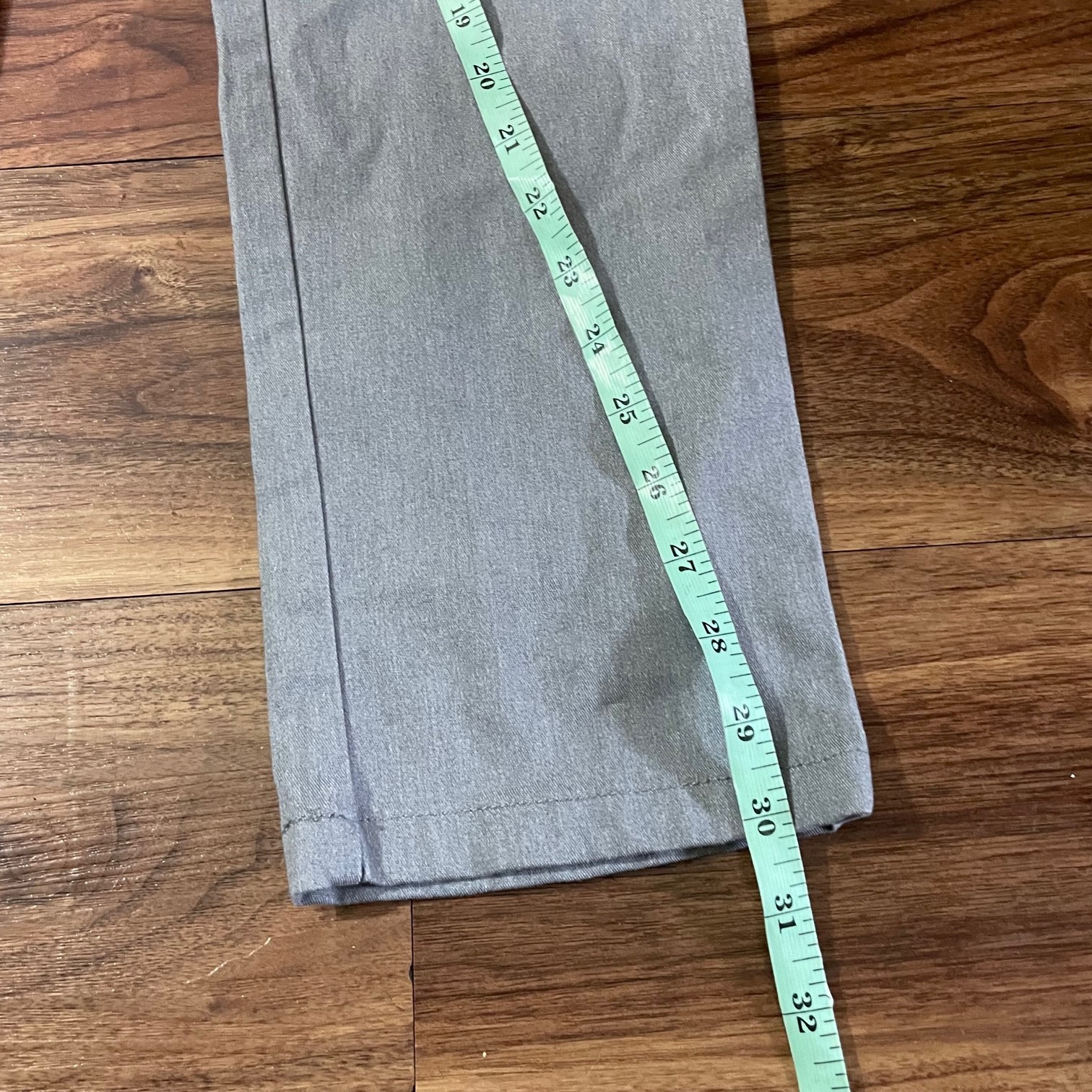Old Navy Ultimate Slim Built In Flex Gray Chino Pants Cotton Blend Men’s 28×30