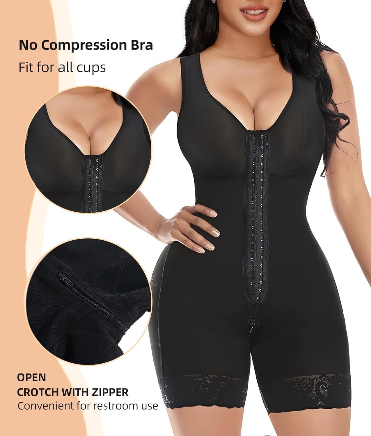 Yianna Fajas Faja Colombianas Shapewear Women Tummy Control Post Surgery MEDIUM