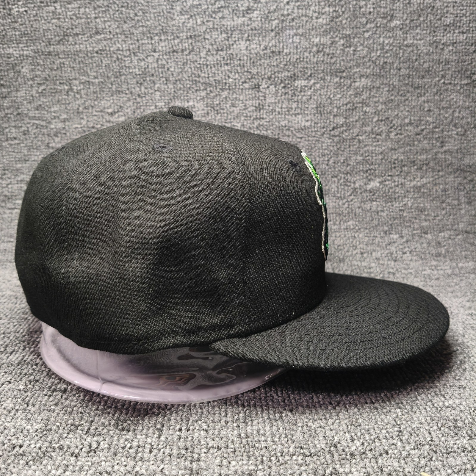 New Era Hillsboro Hops 59FIFTY Fitted Black Size 7 MiLB Hat