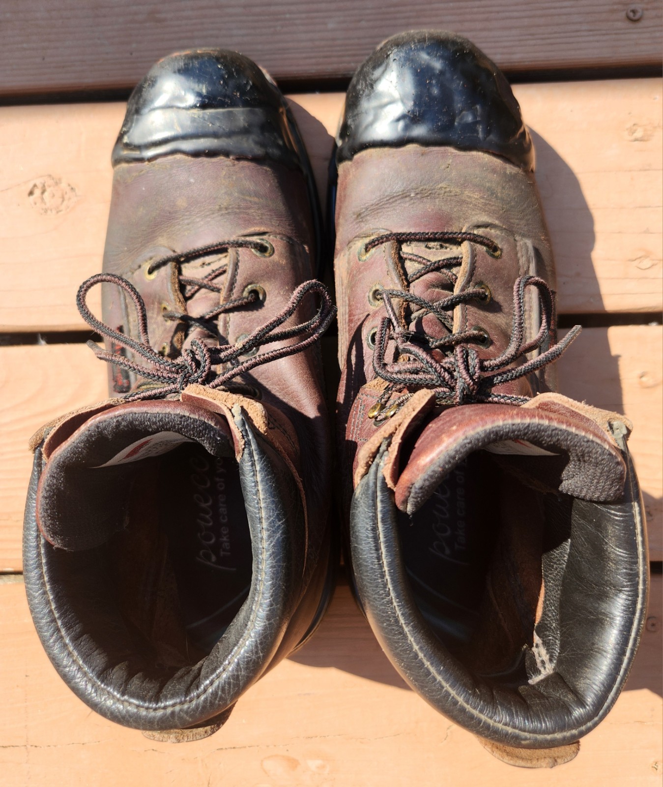 Red Wing Mens Safety Steel Toe Leather Work Boots Size 12D 6″ Supersole 2.0 2406