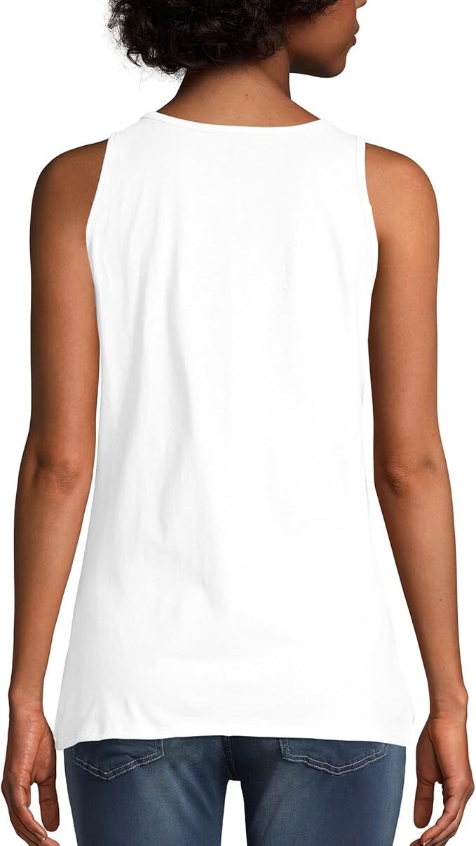Hanes Scoop Neck Tank Top Sleeveless Lightweight Essential Women