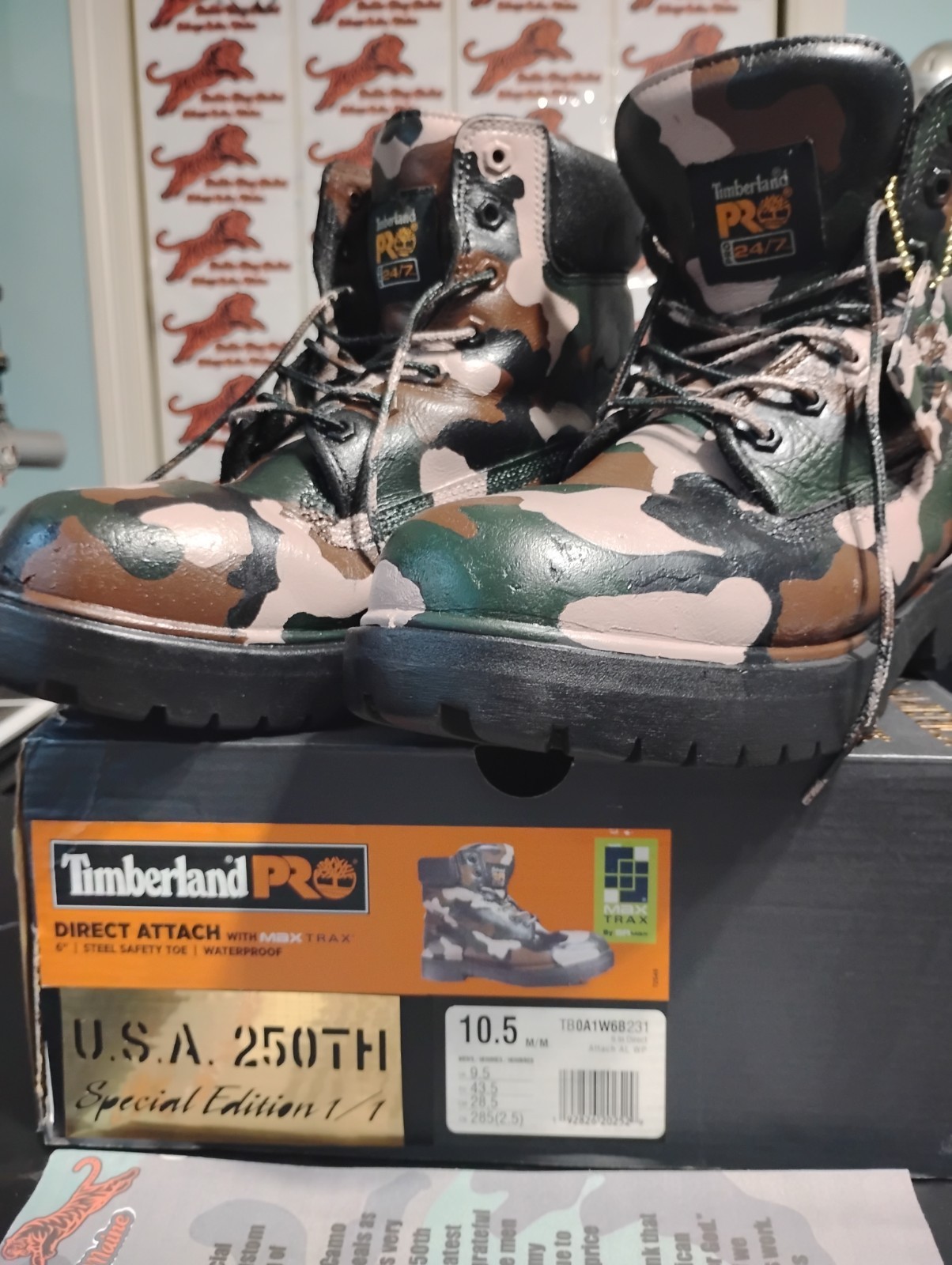 Timberland Pro Direct Attach 6” Insulated Steel Toe Boot 10.5 USA 250th 1/1