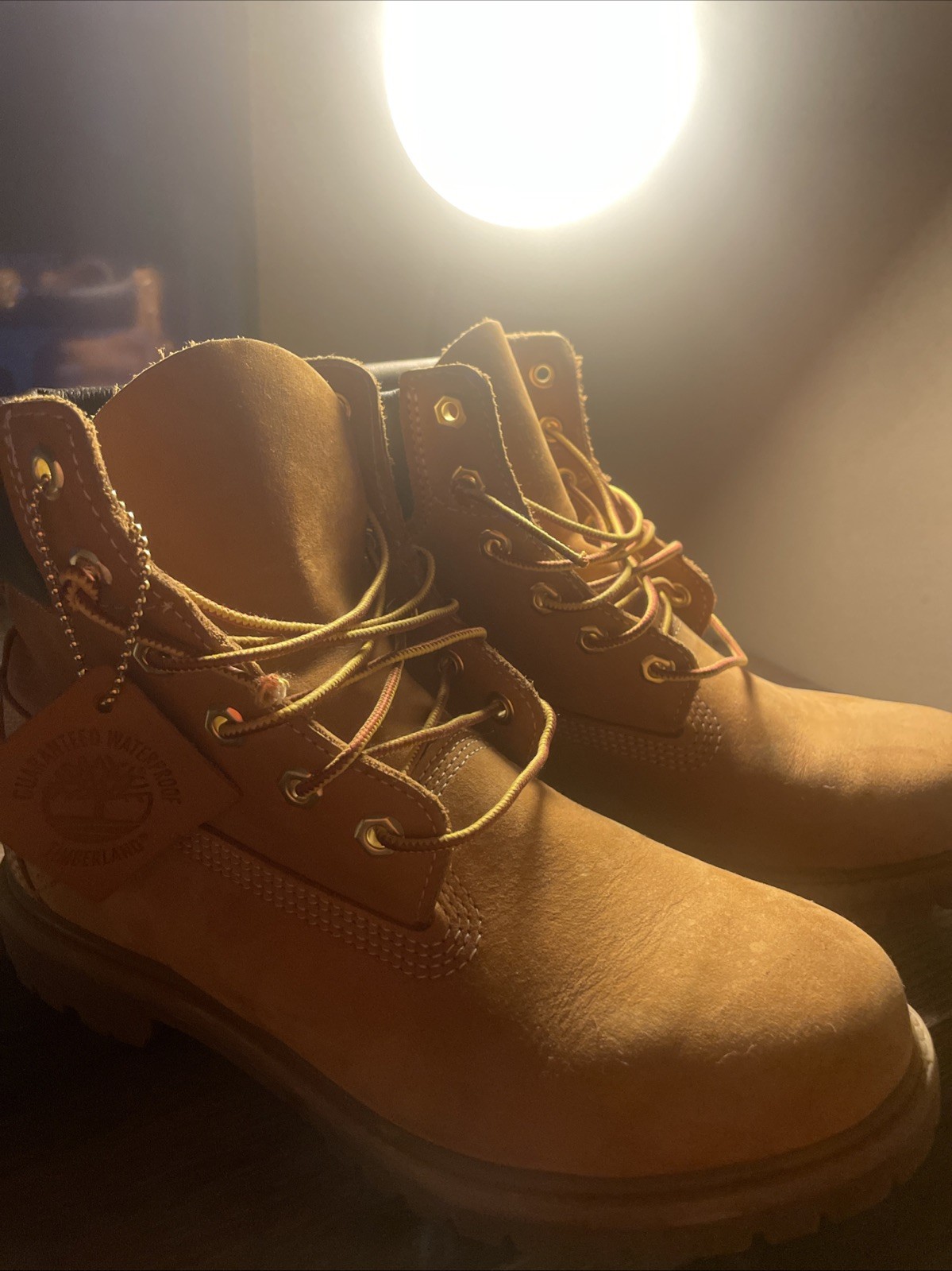 Timberland Men’s Boot Beige Size 8.5 Waterproof Leather