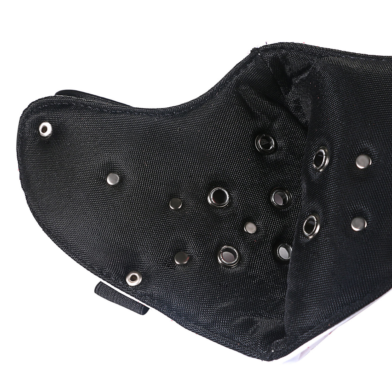 Punk Leather Spike Mask Gothic Rivet Biker Motorcycle Mask Half Face Sports Mask