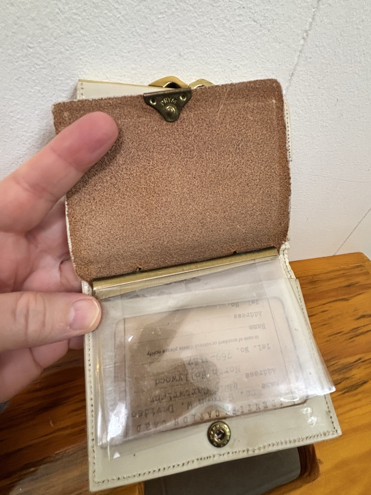 Vintage West Germany Lady Baxter Wallet Clasp Coin Pocket Leather Photo