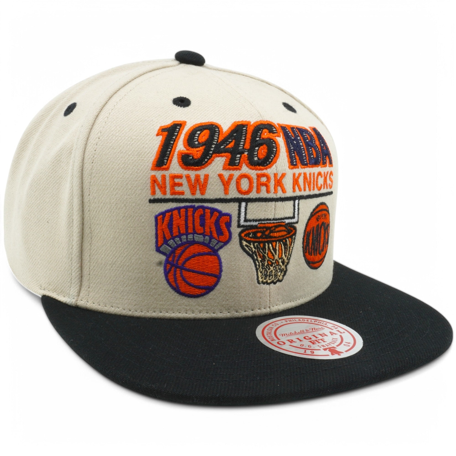 MENS MITCHELL & NESS NBA FIRST OF MANY SNAPBACK HWC KNICKS