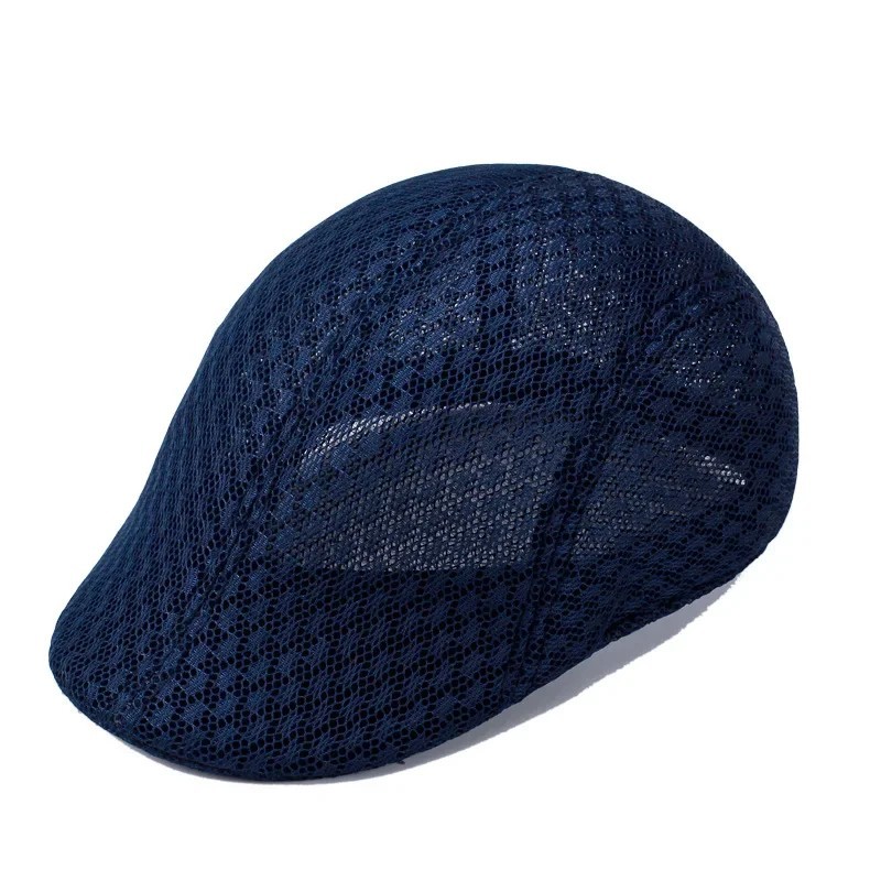 Duck Mesh Summer Gatsby Cap Mens Ivy Hat Golf Driving Sun Flat Cabbie Newsboy