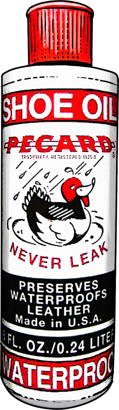 Boot & SHOE OIL Leather conditioner waTerproof & Preserve 8oz Bottle PECARD PSO8
