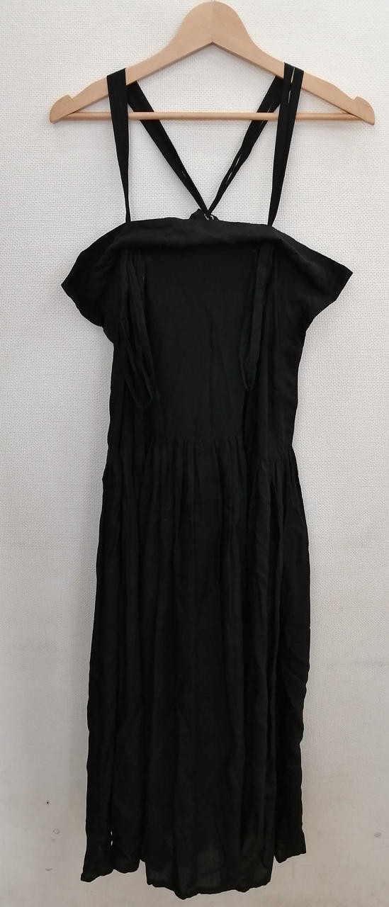 Y’S Black Camisole Dress M 37in Length 34.6in Chest Casual Vintage