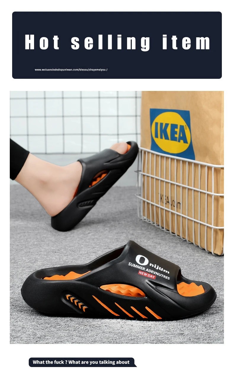 Men’s Summer Orthopaedic Massage Slippers Non-Slip Cool Sandals Comfort Slippers