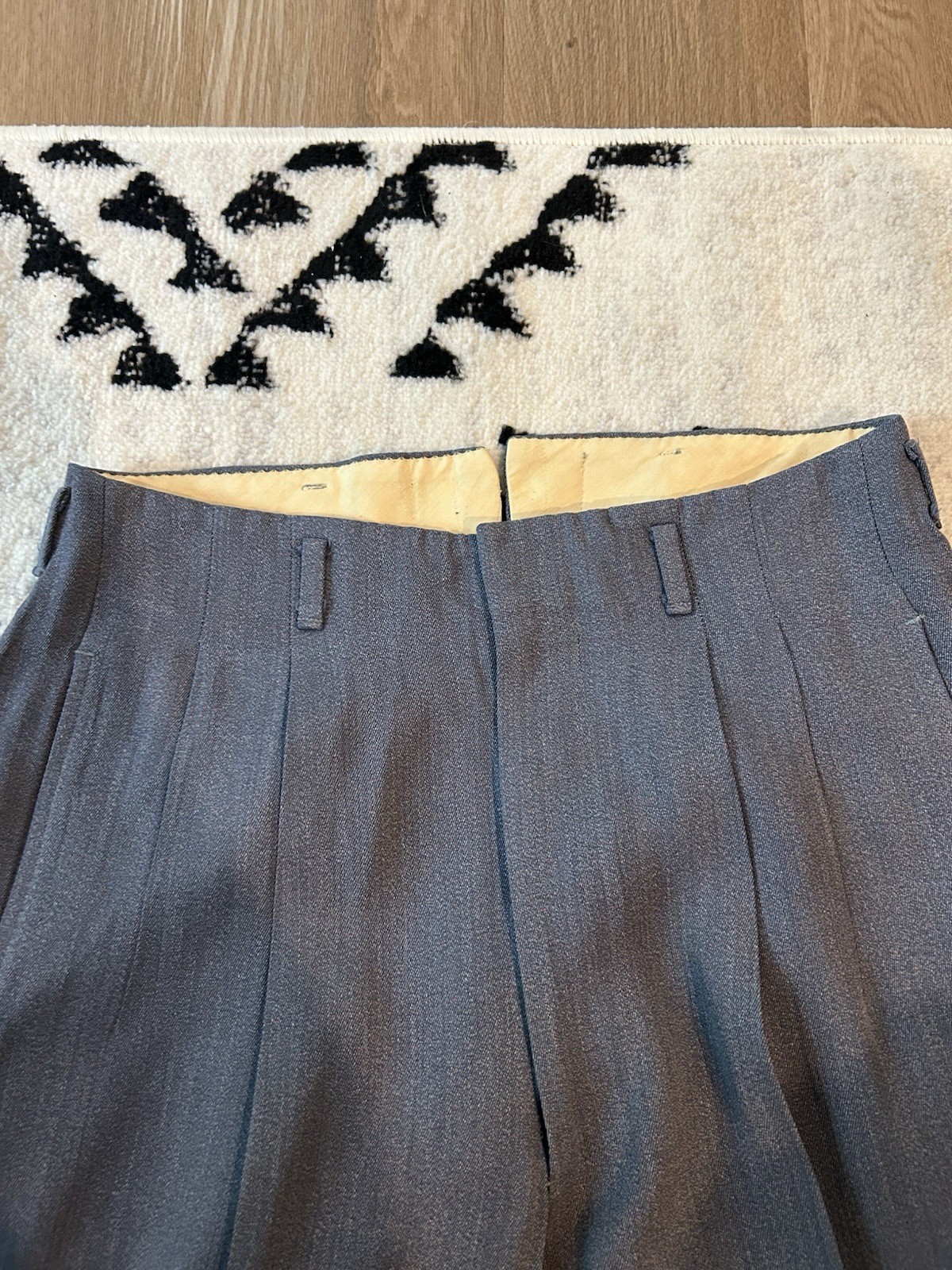 Vintage 40’/50’s Steel Blue Fleck Suit Rockabilly