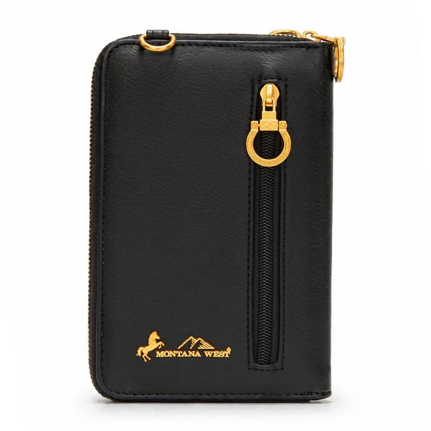 Montana West American Flag RFID Crossbody Phone Wallet