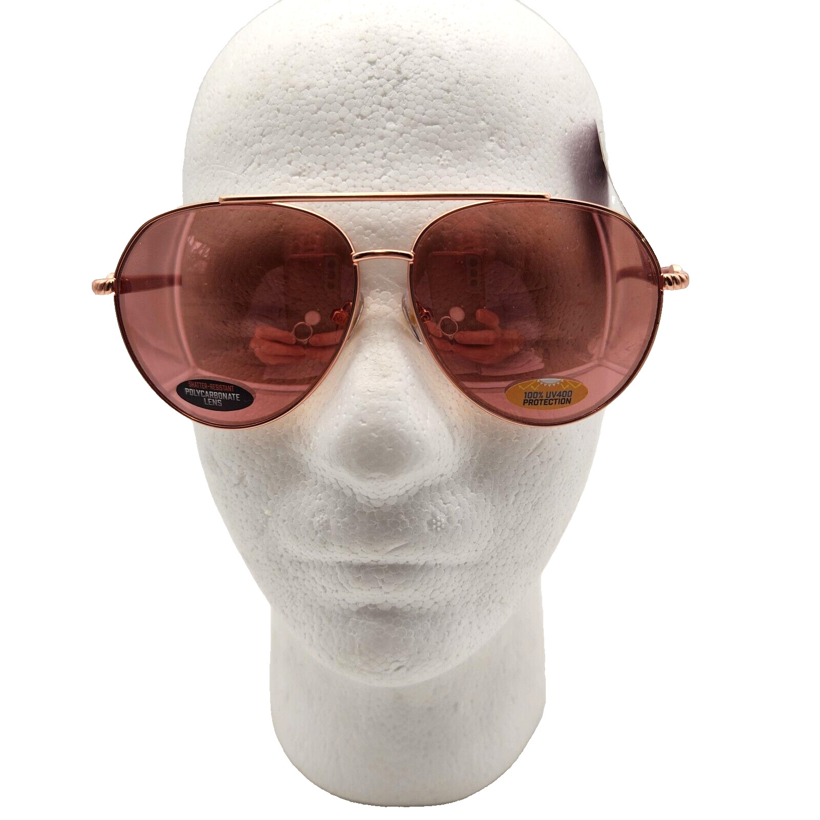 PUGS SUNGLASSES Pink Wire FRAMES Fashion 100% UV400 F4 NWT