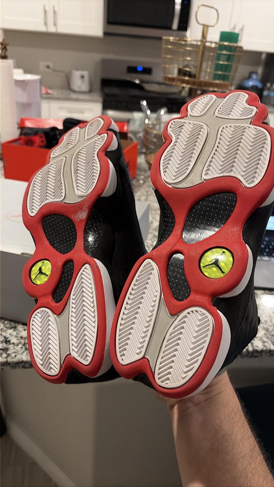 Air Jordan 13 Retro Playoffs 2023 Black Red 414571-062 Men’s Size 10.5