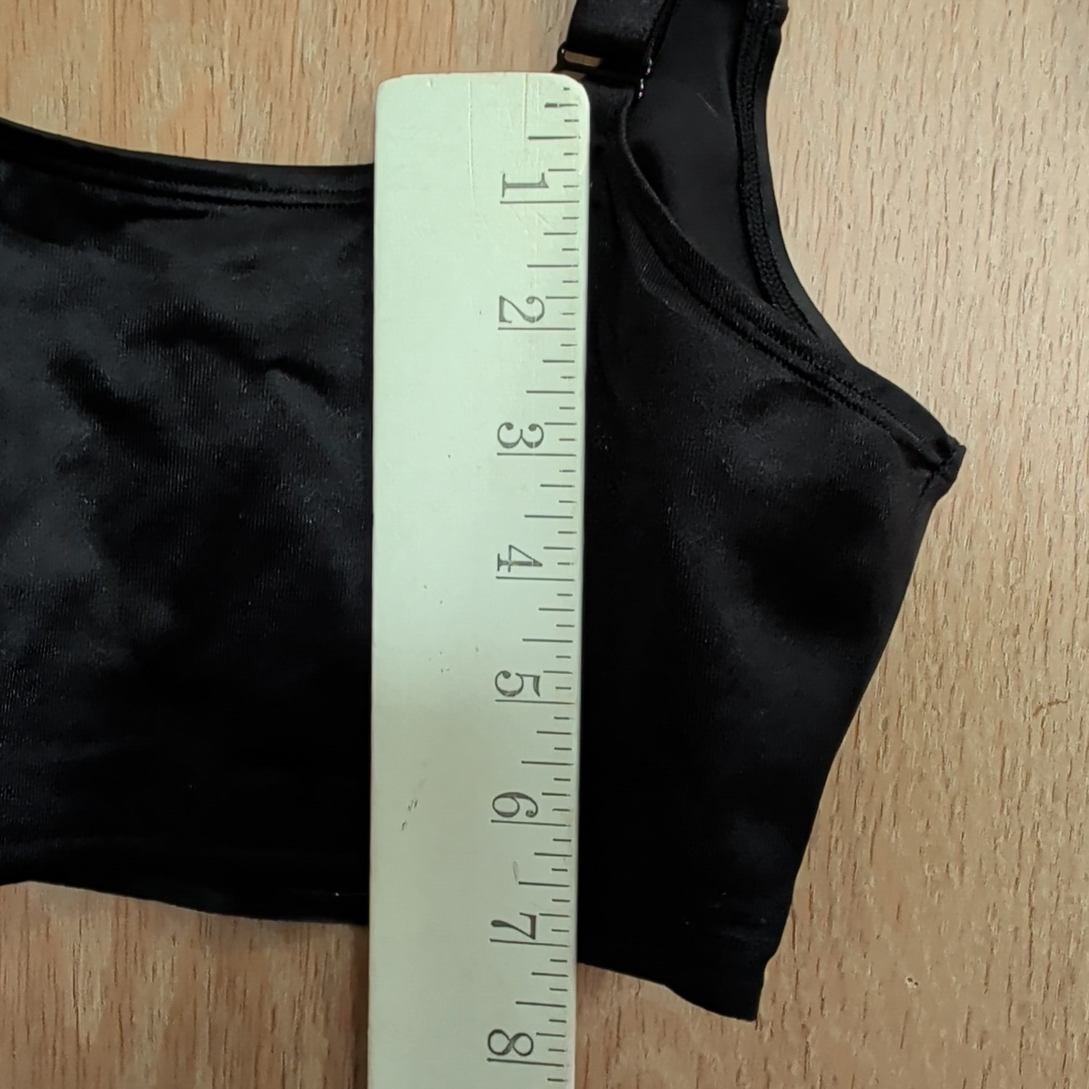 Ruby Ribbon Demiette Bra Black Size 32 Wireless Adjustable Straps