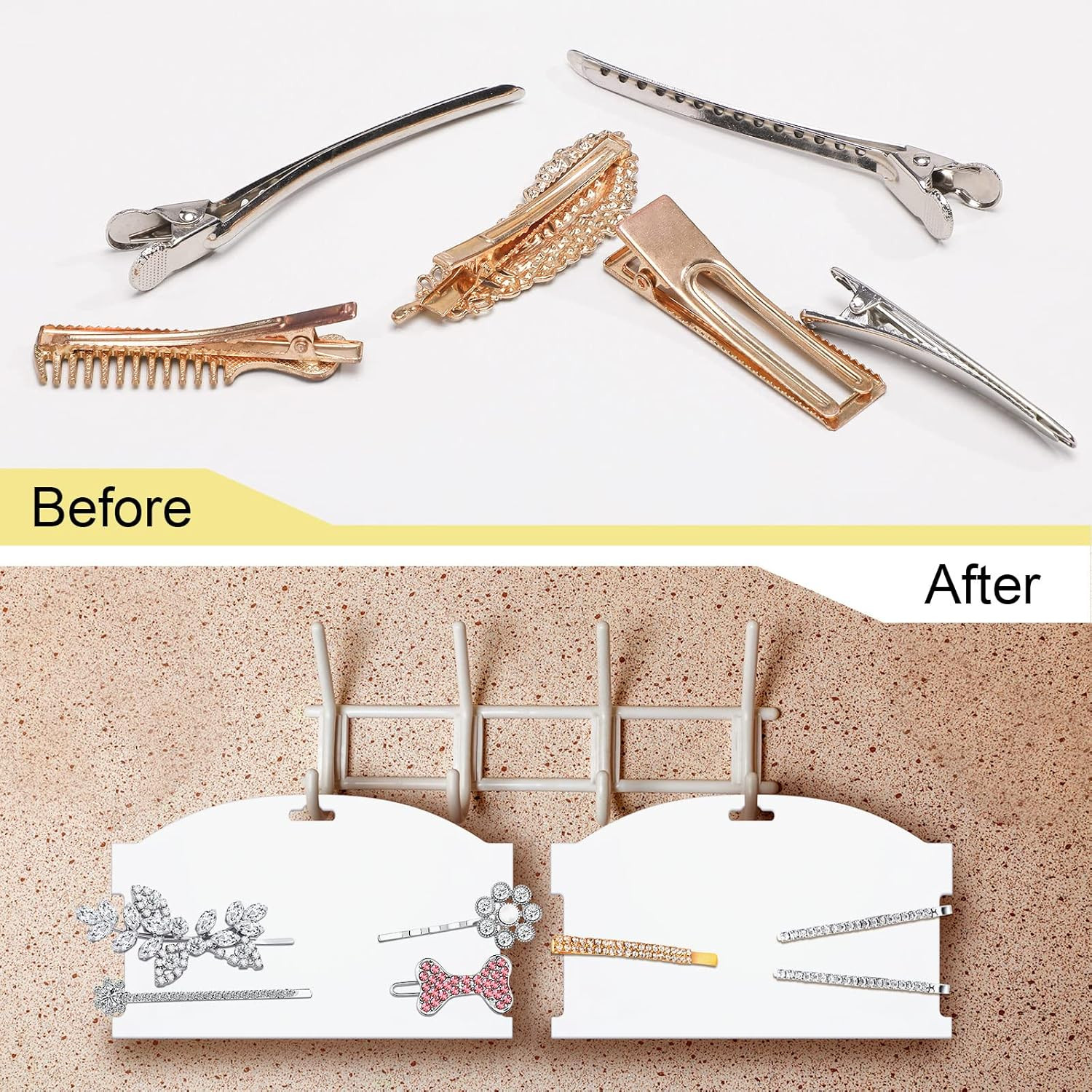 50 Pieces Hair Clip Headband Display Cards 7.8 x 4.8 Inches Hair Bow Claw Clip H