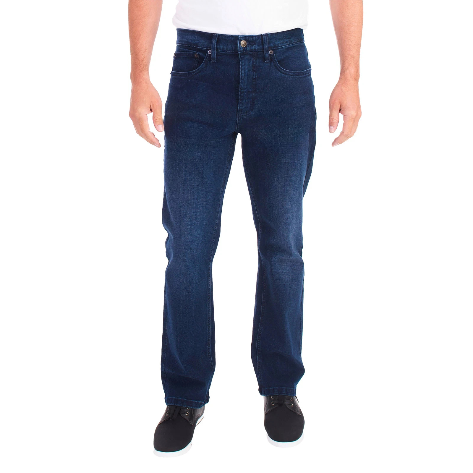 Urban Star Men’s Stretch Slim Fit Jeans, Blue, Size 30×29