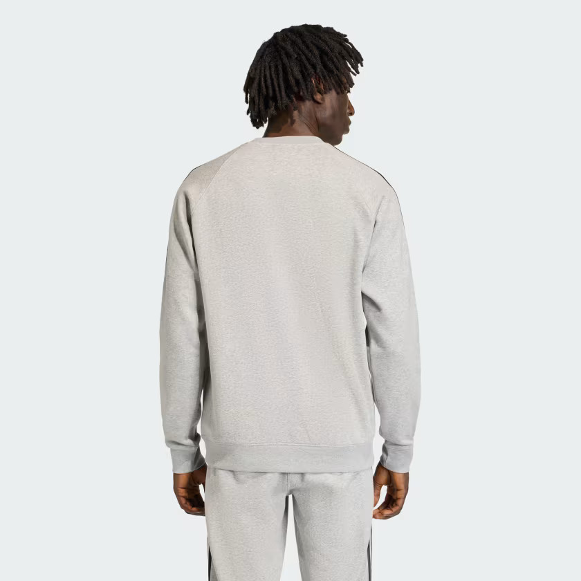 adidas men 3-STRIPES CREW Sweatshirt
